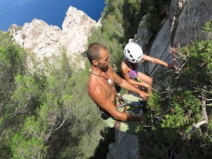 Rock climbing, kayak and mountain biking in Ibiza